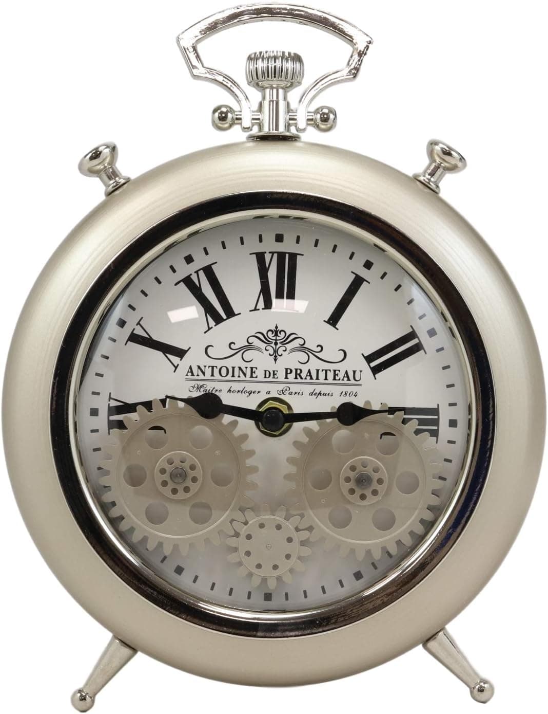 ساعت رومیزی چرخدنده متحرک طرح جیبی کوچک