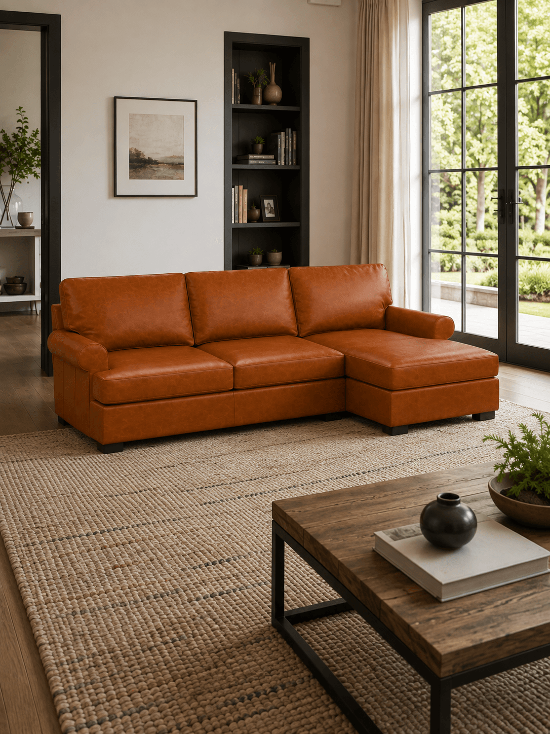 ال راست چرم طبیعی کوکا
