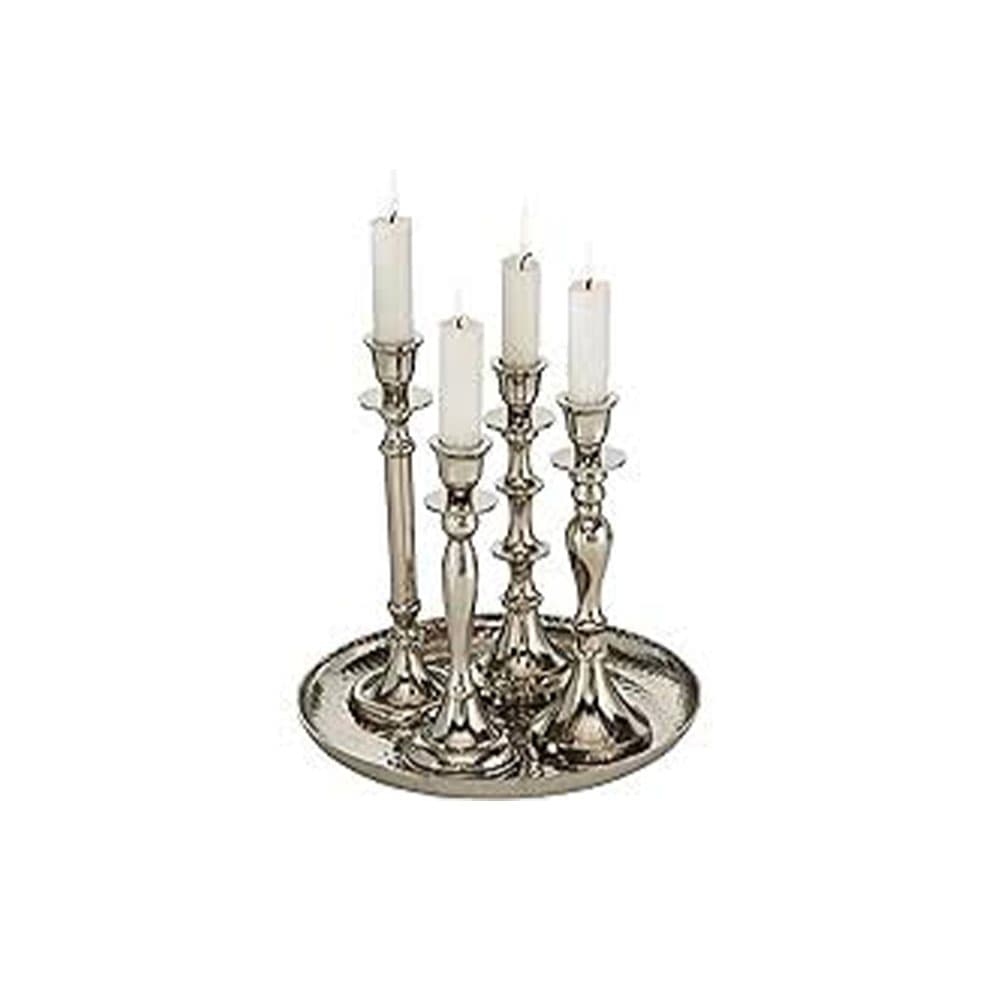 جاشمعی سینی دایره لبه دار 5 شعله