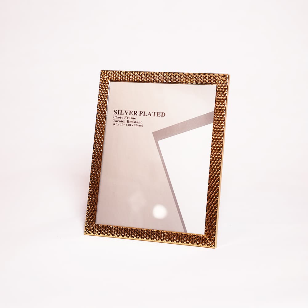 قاب عکس استیل طرح کندو ریز بزرگ